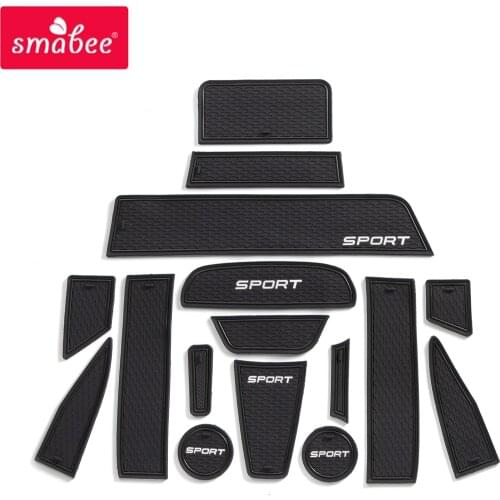 Fit for LADA GRANTA Anti-Slip Gate Slot Cup Mat Sport Style Accessories Rubber Coaster Non-slip Pad