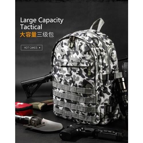 Jesus Survival Three-Level Package Chicken Three-Level Backpack Mens Backpack Children Junior High School Students Primary