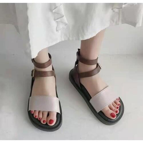 2021 Summer Sandals Cute Flower Sandals Shoes Woman Girls Flat Beach Sandals Shoes Sandalias Ladies Sandalia Feminina