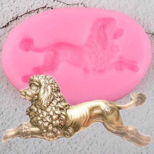 Poodle Dog Silicone Mold Baby Birthday Cupcake Topper Fondant Cake Decorating Tools Candy Ploymer Clay Chocolate Gumpaste Moulds