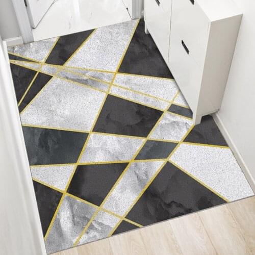 America Style Modern Door Mat Carpet Hallway Bedroom Entrance Floor Home Door Mat Easy Clean Freely Cuttable Custom Mats Carpet