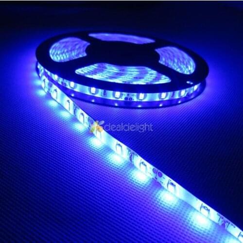 Super Bright DC12V 5M 5630 SMD 300 leds IP65 Epoxy Waterproof Red Green Blue Flexible LED Strip Light Free shipping