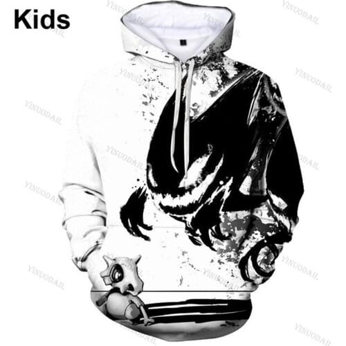 Streetwear Kids Hoodies Shooting Anime Anime 3d Cartoon Men and Women Harajuku Sweatshirt Long Sleeve Tops Teen Clothes