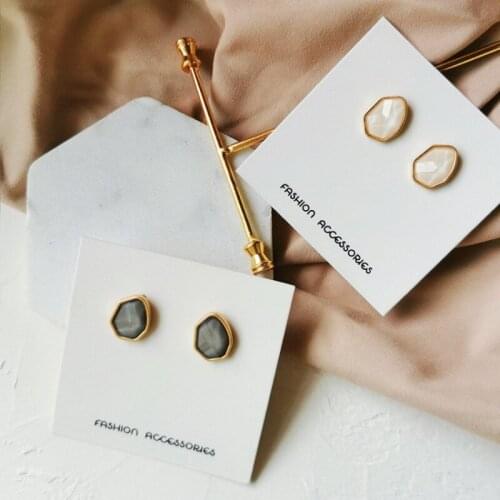 European and American fashion new earrings simple irregular geometric retro earrings to send girlfriends earrings wholesale