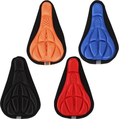 Hot Sale Bike Cushion Pad Men Women Thick Cycling Bicycle Sponge Pad Seat Saddle Cover Outdoor Bike Sports Pad 3 Colors