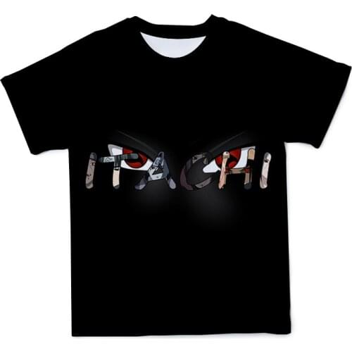 Women T Shirts Uchiha Sasuke T Shirt Streetwear Graphic Tees Women Clothing 2020 Japanese Anime Tshirt Tops