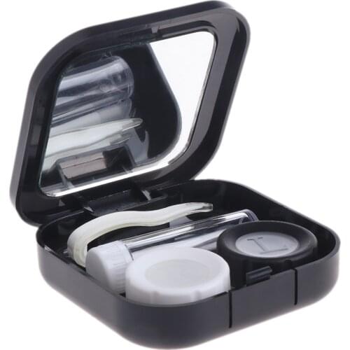 2018 New Contact Lens Case Eyes Care Kit Holder Container Gift Travel Portable Accessaries Drop Shipping Support