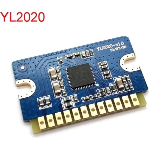 2x20W 12V 24V Mini Stereo Audio Amplifier Board YL2020 V1.0 Dual Channel Class D AMP Module