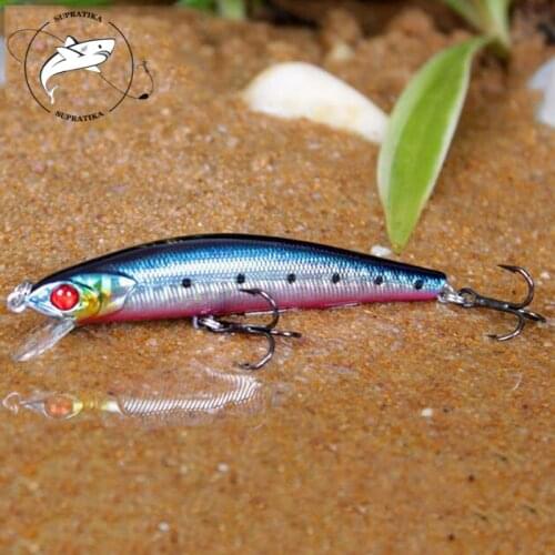 3D Eyes Bionic Anti-Corrosion Plastic Fishing Bait Artificial Minnow 7g/8cm Freshwater High Quality Fishing Lure Hard Bait