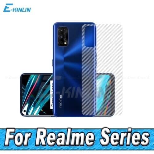 Carbon Fiber Screen Protector For Oppo Realme 5i 6i 7i 6S 5s 5 6 7 5G X2 Pro X3 Super Zoom Back Cover Protective Film Not Glass