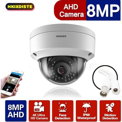4K Analog Cctv Camera Outdoor Waterptoof IR Night Vision 8MP Security Video Surveillance Camera AHD DVR with Motion Sensor 8MP