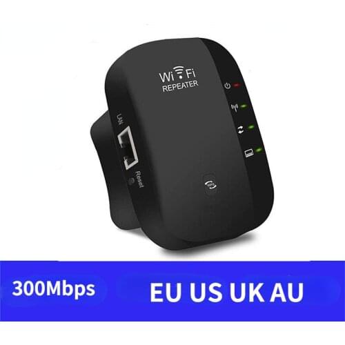 Wireless WiFi Repeater WiFi Extender 300Mbps Router WiFi Signal Amplifier Wi Fi Booster Long Range Wi-Fi Repeater Access Point