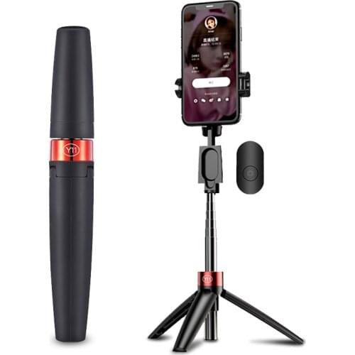 BFOLLOW 3 in 1 Selfie Stick Tripod Bluetooth Mobile Phone Holder for Mobile Phone iPhone Shoot Video Youtube Vlog Facetime