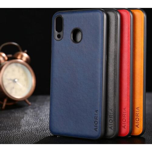 Case for Samsung Galaxy A10 A30 A50 M20 M10 M30 coque Luxury Vintage leather Skin cover for samsung a50 m20 a10 case funda capa