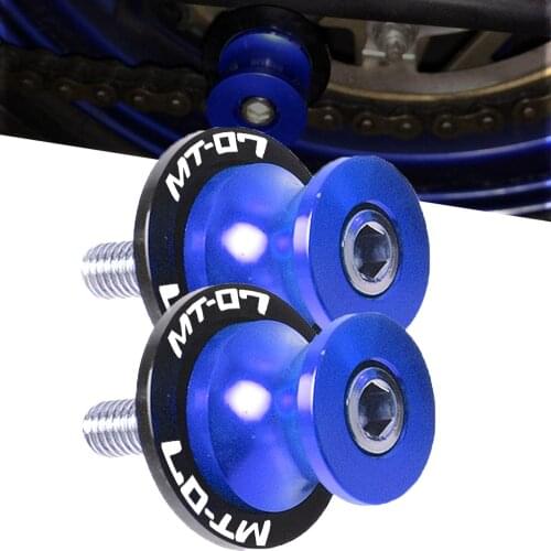 For YAMAHA MT-07 MT 07 MT07 2014-2016 2015 2017 2018 2019 2020 Motorcycle Frame Stands Screws sliders Swingarm Spools Slider 6MM