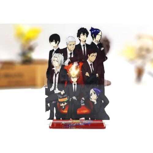 Kateikyoushi Hitman Reborn! Home Tutor Sawada Tsunayoshi Yamamoto HM acrylic stand figure model plate holder cake topper anime
