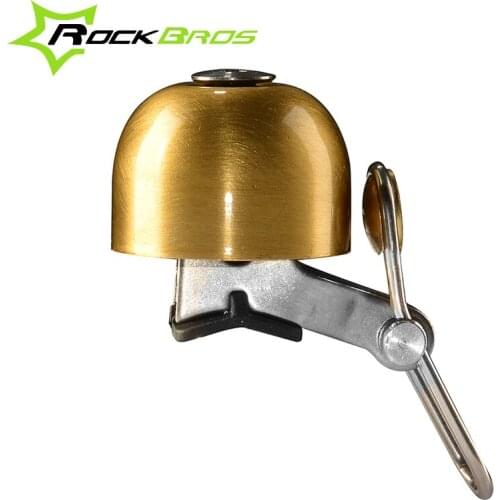 2017 ROCKBROS Bicycle Bell Ring Safety Steel/Copper Loud Sound Handlebar Bells Ultra-Loud MTB Mountain Road Bike Ring 4 Colors