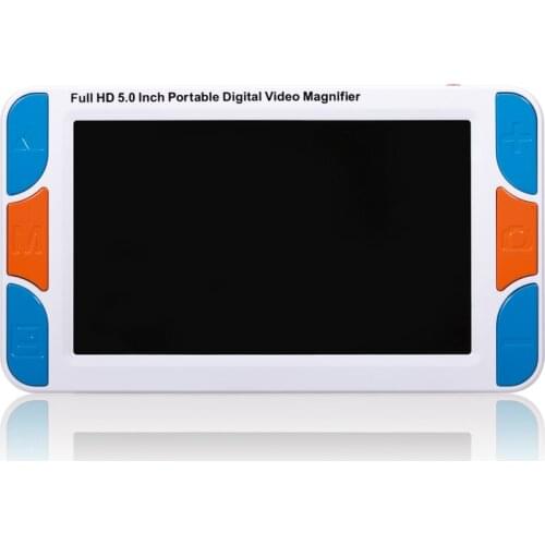 Low Vision 5" LCD Handheld Video Magnifier Reading magnifier Aid, Digital Video Magnifier electronic microscope