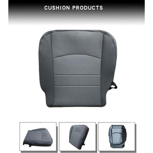 NEW-For Dodge Ram 1500 2500 3500 2013 2014 2015 - 2018 Driver Bottom Fabric Seat Cover Replacement Gray