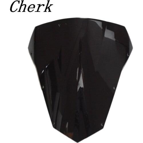 New Motorcycle Double Bubble Windshield Windscreen Fairing For Yamaha FZ6 2003-2008 07 06 05 04 Black