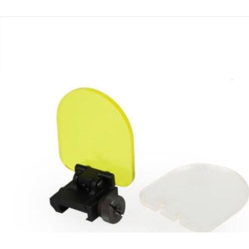 WholeSale 20pcs/lot RIFLE SIGHT SCOPE PROTECTOR LENS COVER SHIELD AIRSOFT PAINTBALL FOLD FLAT GUN 20MM