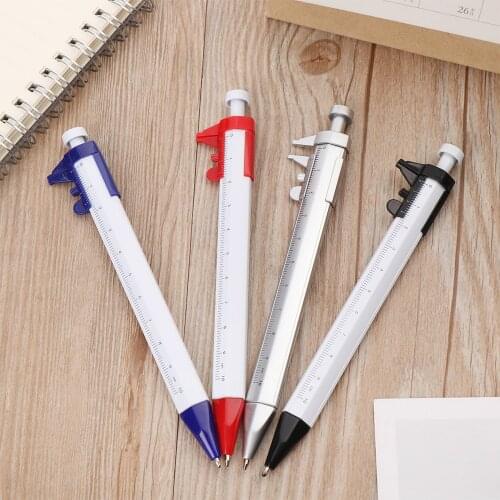 1PC Fashion Multifunction 0.5mm Gel Ink Pen Vernier Caliber Roller Pen Stationery Ball Point Writing Tools School Office Supply