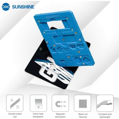 SUNSHINE G-LON SS-601N Motherboard Fixture For ip 11/11Pro/11Pro Max Motherboard Solder Reballing Repair Holder Tin Clamping Kit