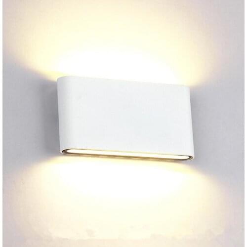 IP65 8W 14W COB LED Wall Light UP Down Dimmable LED Wall Lamps Indoor Outdoor Lighting Yard Garden Corridor Room AC85-265V