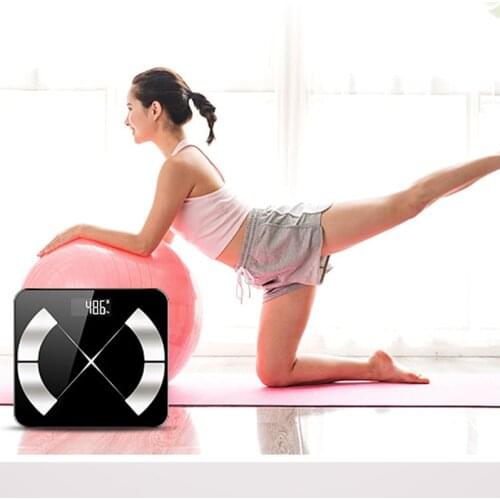 Smart Bathroom Weight Scale Body Fat Weighing Scales Floor Human Body Weight Scale Body Balance Bluetooth Best Gift
