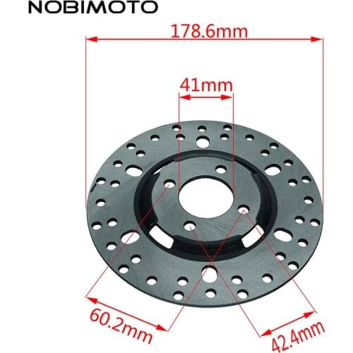 180mm ATV Rear Brake Disk Rotor 4 Hole Motorcycle Rear Brake Disc Rotor For ATV Quad Motorcycle Accessories Spare Parts DS-149