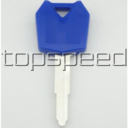 1 Blue Motorcycle Blank Key Uncut For Kawasaki Ninja ZX6R ZX10R ZX12R ZRX1200R EN6N