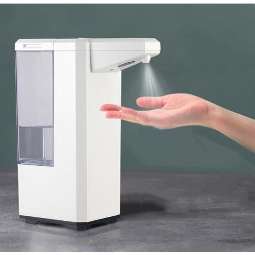 500ml Automatic Liquid Soap Dispenser Large Capacity Smart Sensor Hand Washing Tool Alcohol Disinfection Machine Hand Sanitizer