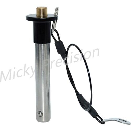 MS17984 Quick release pin with lanyard Line array speaker pin SUS304 lock pins Top-out Type diameter 6,length 10-100mm