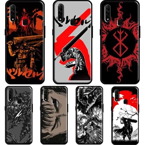 Anime Berserk Guts For OPPO A52 A72 Find X3 Pro Reno 2 Z A3S A5S A15 A83 A31 A53 A9 A5 2020 F5 F7 Phone Cover