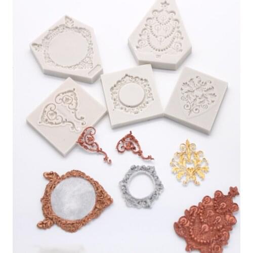 European pattern soft candy mold fondant cake decoration tool chocolate mold silicone mold J133/J134/J135