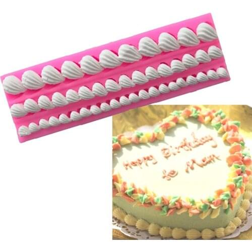 Free Shipping Europe Pearl Cooking Tools Fondant Diy Cake Silicone Moulds Chocolate Baking Decoration Candy Resin Craft