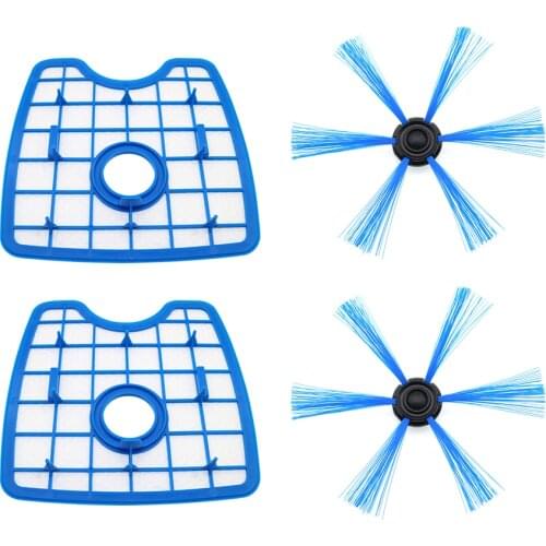 Vacuum Cleaner filter screen and round brush for Philips Robot FC8820 FC8810 FC8066 Sweeping robot accessories