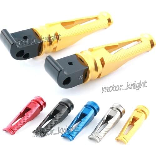 CNC Motorcycle Foot Pegs Set With Bracket Mount Rear Passenger Footrest For YAMAHA R3 R15 R25 XSR700/9000 XJR1300 XJ6 FJ-09 FZ6R
