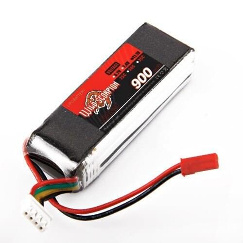 1pcs Wild Scorpion lipo battery 11.1V 900mAh 25C Li-polymer Battery For RC Quadcopter Drone Helicopter Car Airplane