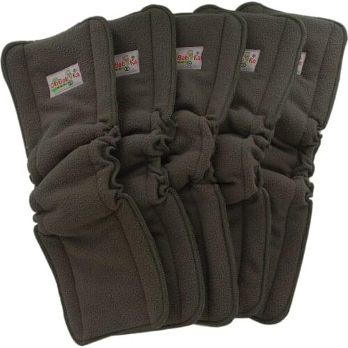 Reusable Baby Diaper Insert Washable Diapers Nappies Bamboo Charcoal Elastic Pocket Diaper Inserts Wholesale Dropshipping