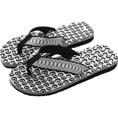 Mens Flip-Flops Summer Home Lightweight Beach Sandals New Flip-Flops Outer Wear Flat