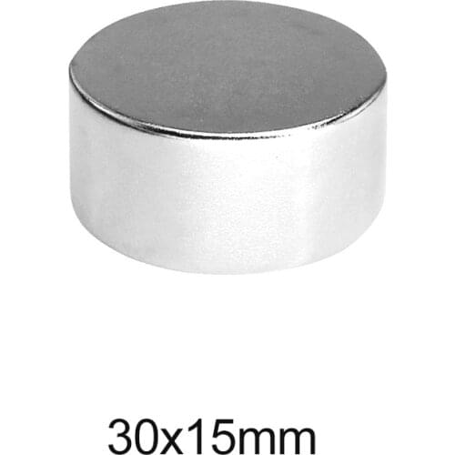 1/2/3/5PCS 30x15 mm Neodymium Strong Magnets Disc 30mmx15mm Permanent Round Magnet 30x15mm Powerful Magnetic Magnet 30*15 mm