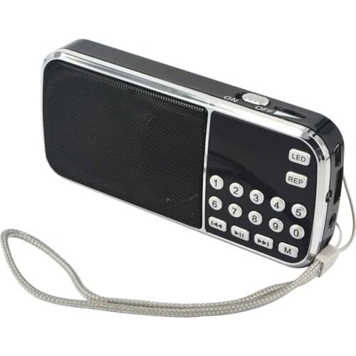 New Portable HIFI Mini Multifunctional Digital MP3 Radio Speaker USB TF FM Radio