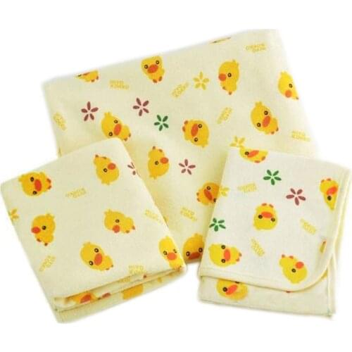 3 Sizes) Newborn Baby Changing Pad Urinal Pad For Infant Child Bed Waterproof Cotton Cloth diaper inserts Changing Mat For Crib