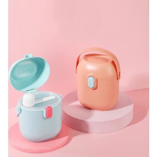 Outdoor Portable Baby Food Storage Box Infant Milk Powder Storage Container With Handle Kids Fruit Snacks Feeding Lunch