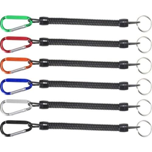 Fish Grip Lip Trigger Lock Gripper Grab Tool Elastic Rope Fishing Tackle Accessory