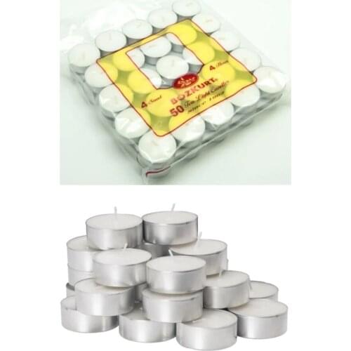 Tealights Candle 50 Pieces I Great for Casting Chimes, Rituals, Spells, Vigil, Witchcraft, Wiccan Materials, Wax Playing