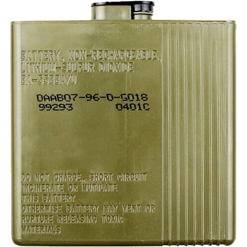 BA-5588A/U PRC-68 PRC-128 PRC-136 Survival Radios Battery BA5588A 15V Lithium Battery for SAFT made in France