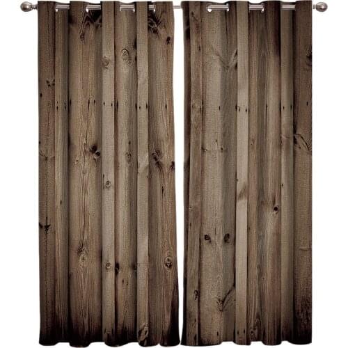 Vintage Brown Wooden Board Window Treatments Curtains Valance Living Room Floral Kids Window Treatment Valances Window Treatment