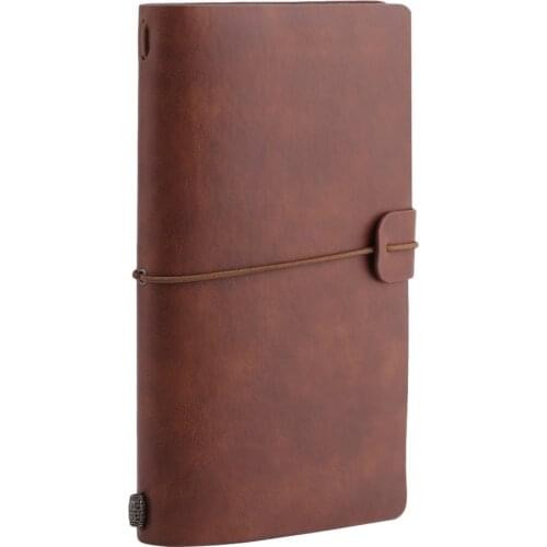 Vintage Hardcover Notebook Spiral Faux Leather Dairy Note Book School Office Supply For Students Business Notebooks Making Notes